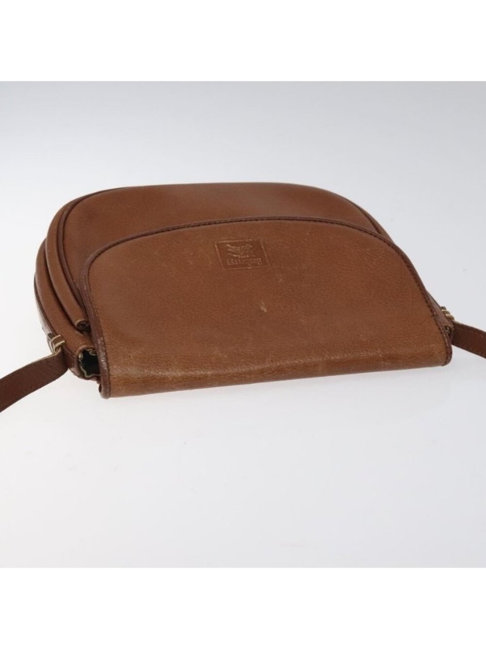 Authentic Burberrys Shoulder Bag Leather Brown - Picture 13 of 16